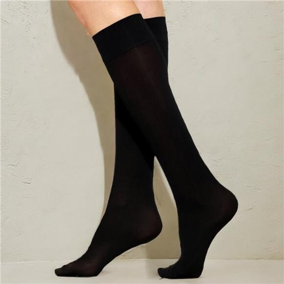 Queen Size Trouser Socks for Women, 6 Pairs Plus Stretchy Opaque - Picture 5 of 6